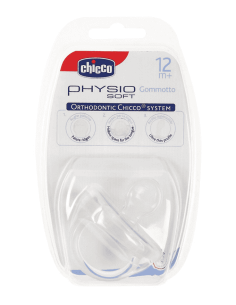 BIBERON - CIUCCETTI - TETTARELLE: vendita online SUCCHIETTO 12 MESI GOMMOTTO TRASPARENTE CHICCO in offerta