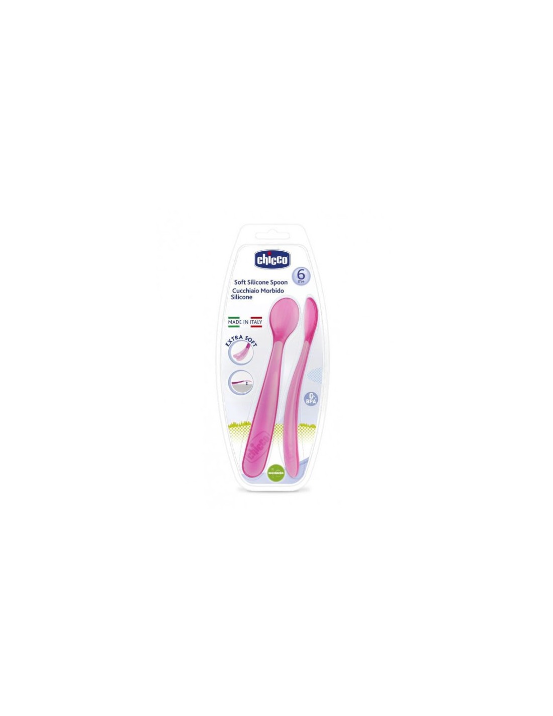 ACCESSORI: vendita online CUCCHIAIO IN MORBIDO SILICONE GIRL CHICCO in offerta