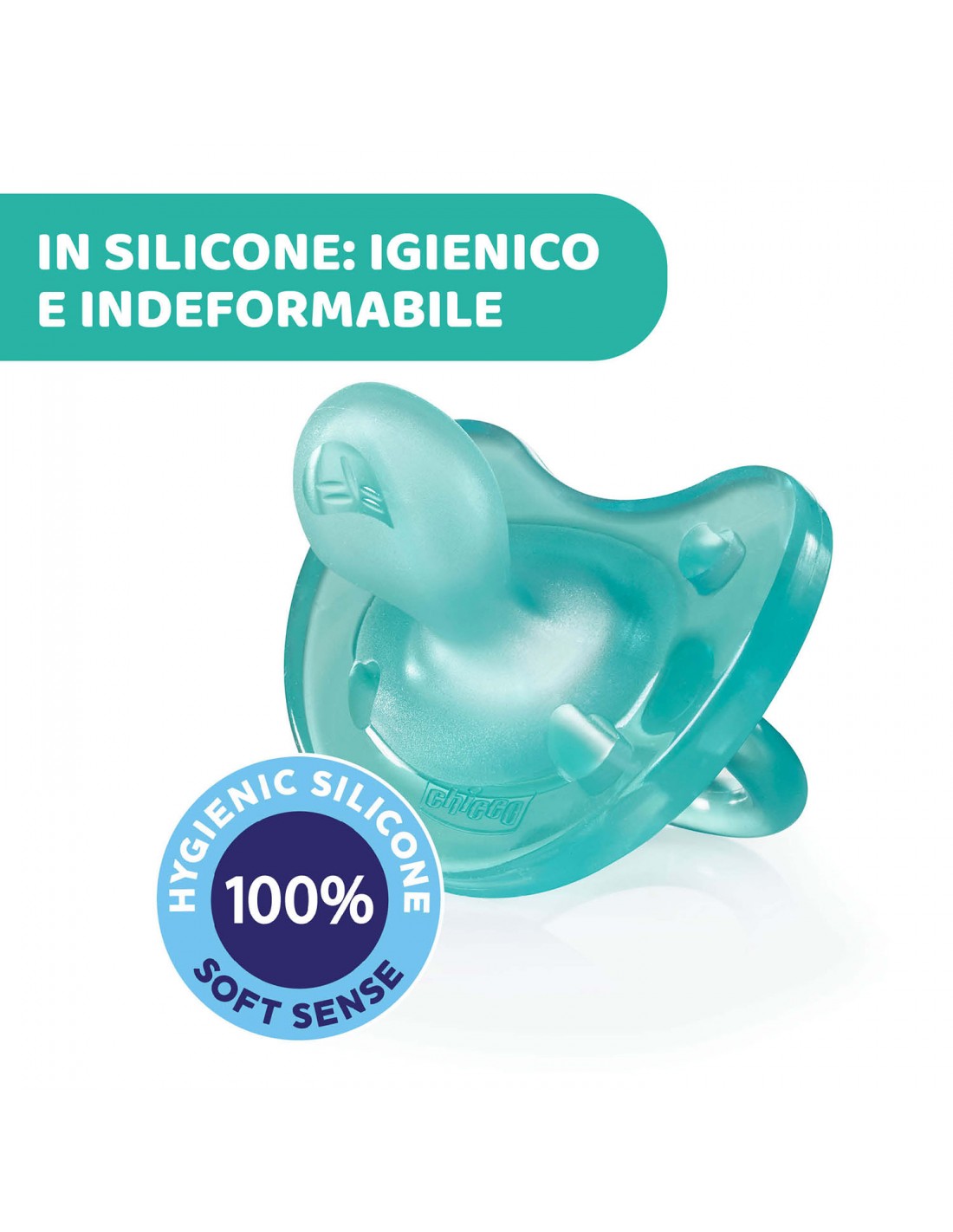 BIBERON - CIUCCETTI - TETTARELLE: vendita online SUCCHIETTO 6/12 MESI GOMMOTTO BOY 2 PEZZI CHICCO in offerta