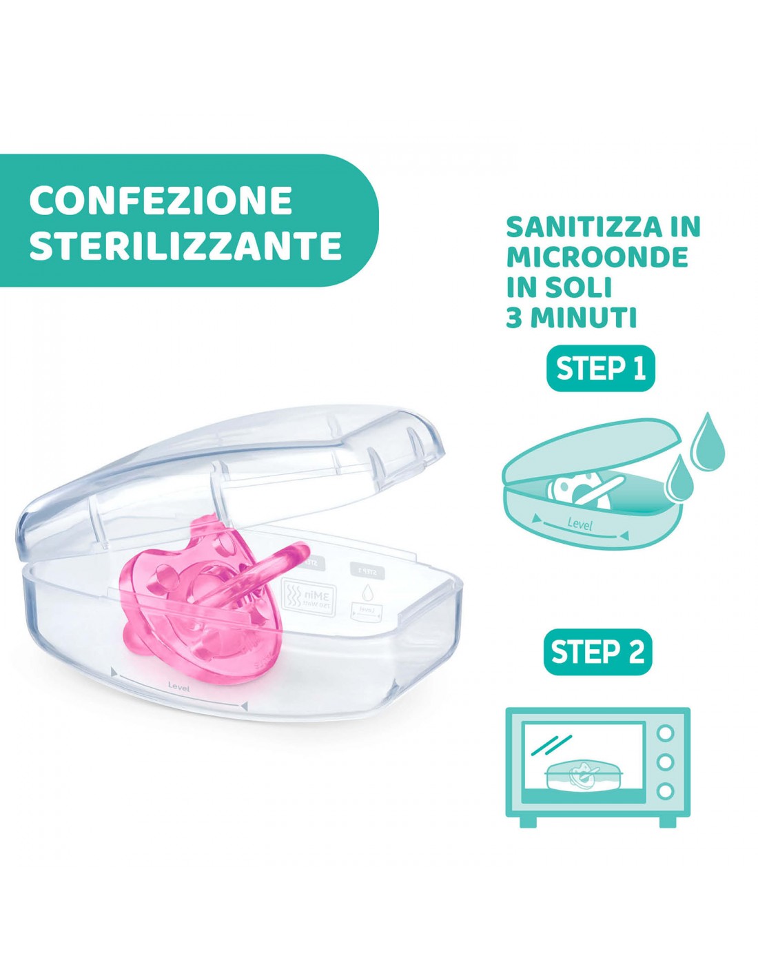 BIBERON - CIUCCETTI - TETTARELLE: vendita online SUCCHIETTO 12 MESI GOMMOTTO GIRL 2 PEZZI CHICCO in offerta