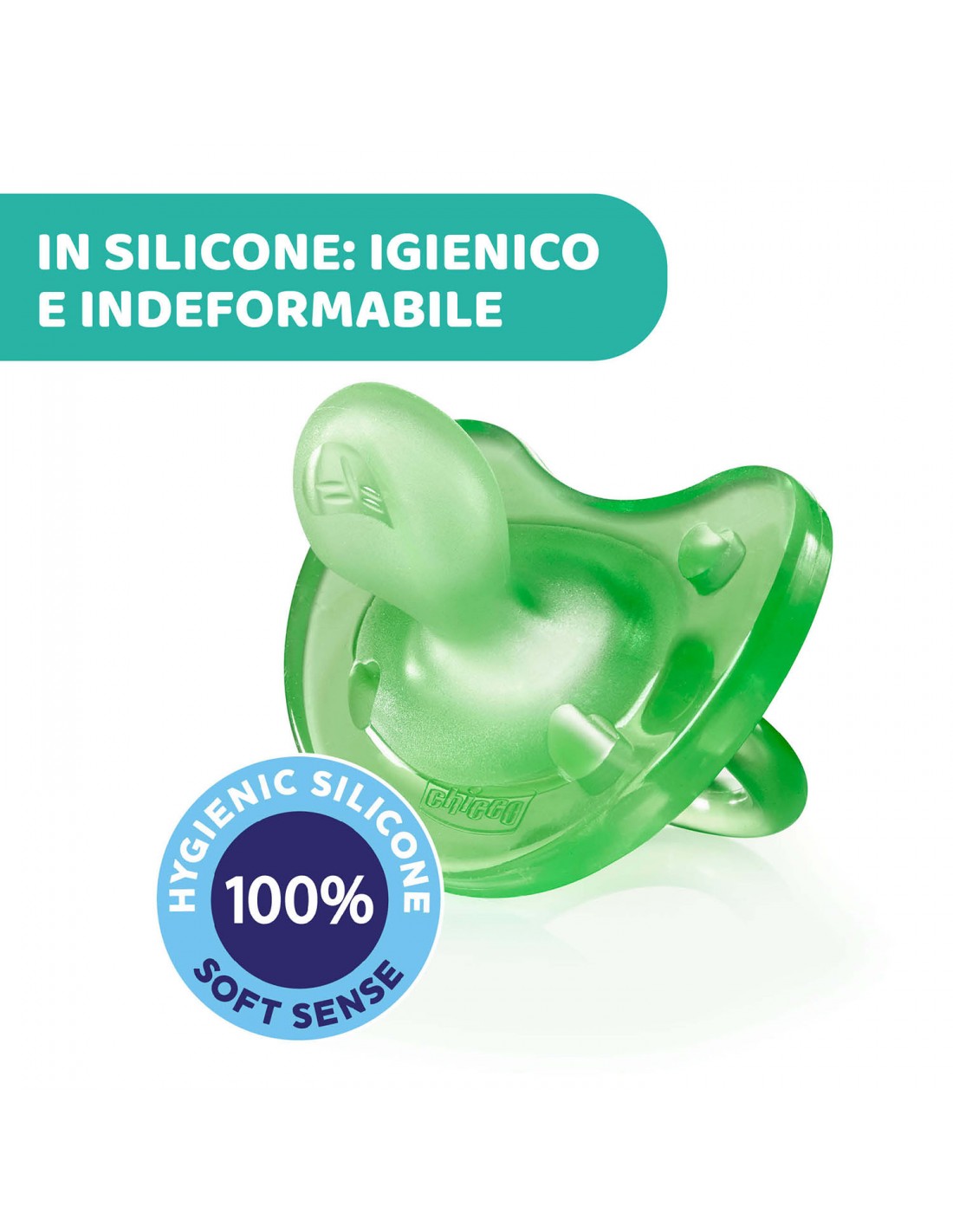 BIBERON - CIUCCETTI - TETTARELLE: vendita online SUCCHIETTO 12 MESI GOMMOTTO BOY 2 PEZZI CHICCO in offerta