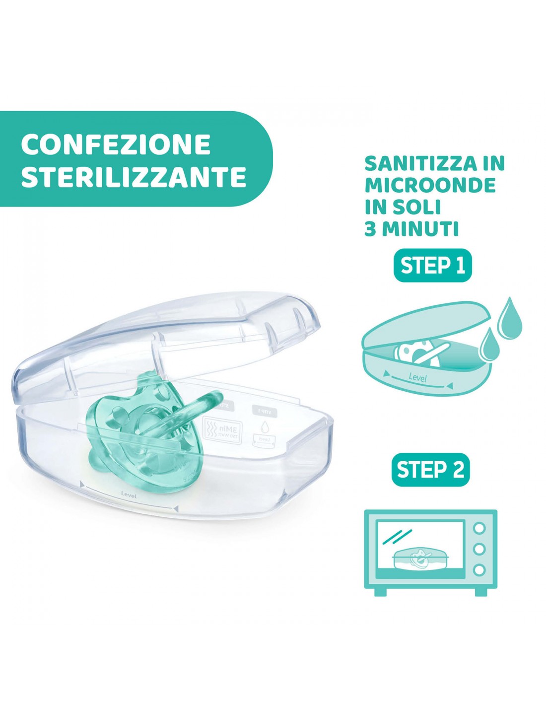 BIBERON - CIUCCETTI - TETTARELLE: vendita online SUCCHIETTO 12 MESI GOMMOTTO BOY 2 PEZZI CHICCO in offerta