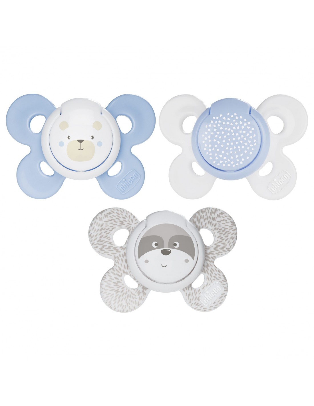 ACCESSORI: vendita online SUCCHIETTO 0/6 MESI PHYSIO COMFORT BOY 2 PEZZI CHICCO in offerta