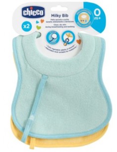 BIBERON - CIUCCETTI - TETTARELLE: vendita online BAVAGLINE 0 MESI 2 PEZZI CHICCO in offerta