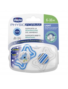 BIBERON - CIUCCETTI - TETTARELLE: vendita online SUCCHIETTO 6/16 MESI PHYSIOLIGHT LUMI 2 PEZZI CHICCO in offerta 2