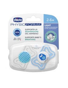 BIBERON - CIUCCETTI - TETTARELLE: vendita online SUCCHIETTO 2/6 MESI PHYSIOLIGHT BOY 2 PEZZI CHICCO in offerta
