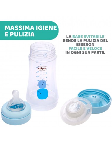 BIBERON - CIUCCETTI - TETTARELLE: vendita online BIBERON PERFECT5 2 MESI BOY CHICCO in offerta