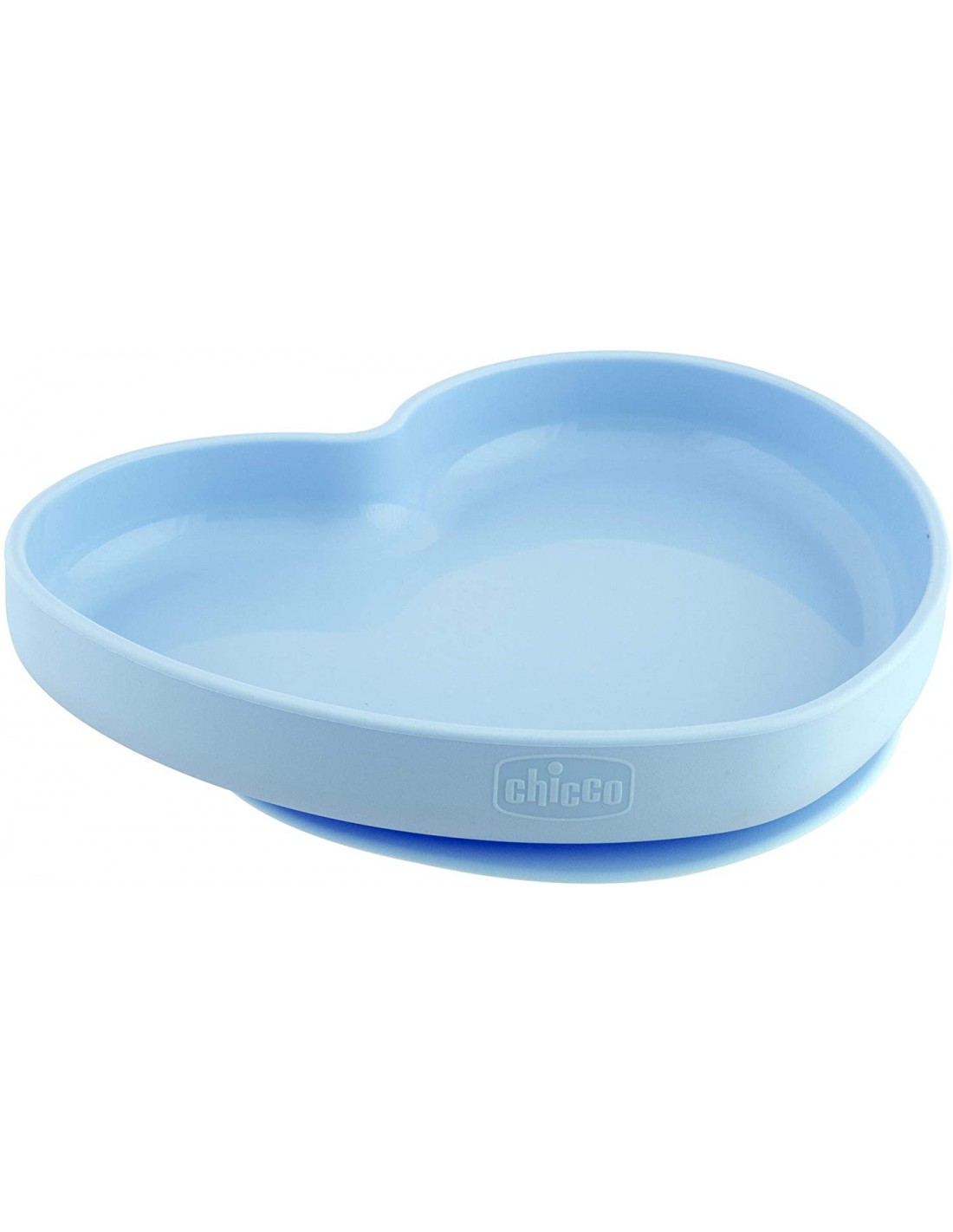 ACCESSORI: vendita online PIATTO CUORE CON VENTOSA AZZURRO CHICCO in offerta