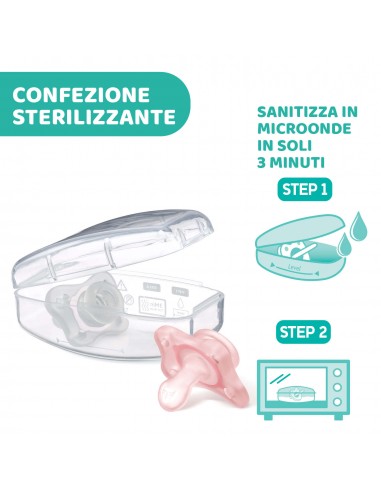 BIBERON - CIUCCETTI - TETTARELLE: vendita online SUCCHIETTO 0/2 MESI GOMMOTTINO GIRL 2 PEZZI CHICCO in offerta