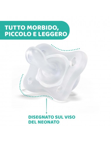 BIBERON - CIUCCETTI - TETTARELLE: vendita online SUCCHIETTO 0/2 MESI GOMMOTTINO GIRL 2 PEZZI CHICCO in offerta