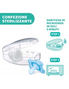 BIBERON - CIUCCETTI - TETTARELLE: vendita online SUCCHIETTO 0/2 MESI GOMMOTTINO BOY 2 PEZZI CHICCO in offerta 2