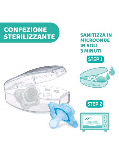BIBERON - CIUCCETTI - TETTARELLE: vendita online SUCCHIETTO 0/2 MESI GOMMOTTINO BOY 2 PEZZI CHICCO in offerta