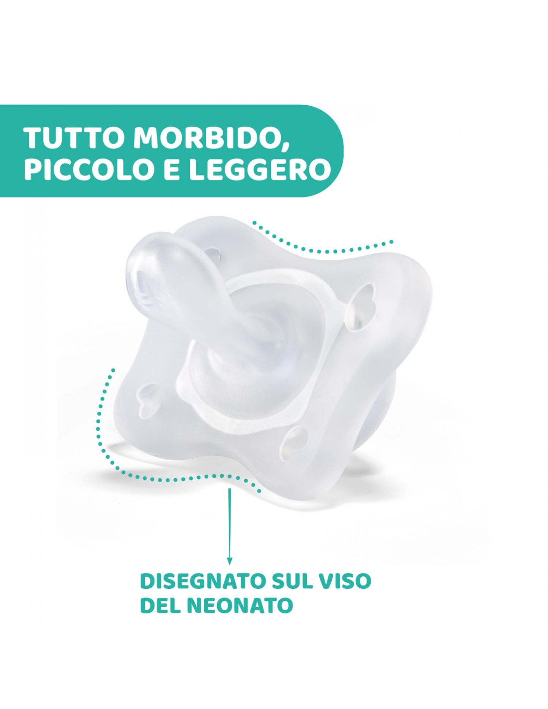 BIBERON - CIUCCETTI - TETTARELLE: vendita online SUCCHIETTO 0/2 MESI GOMMOTTINO BOY 2 PEZZI CHICCO in offerta