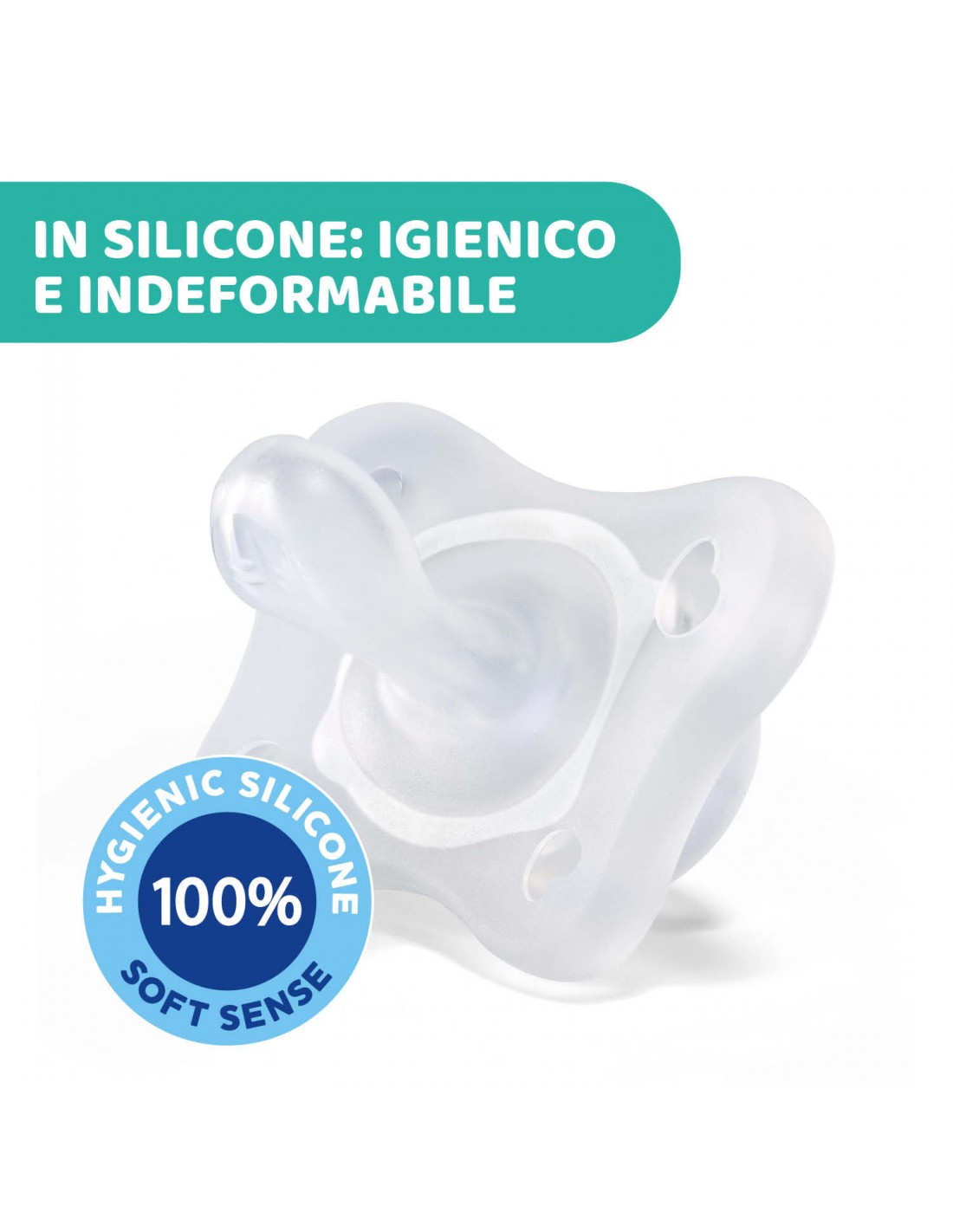 BIBERON - CIUCCETTI - TETTARELLE: vendita online SUCCHIETTO 0/2 MESI GOMMOTTINO BOY 2 PEZZI CHICCO in offerta