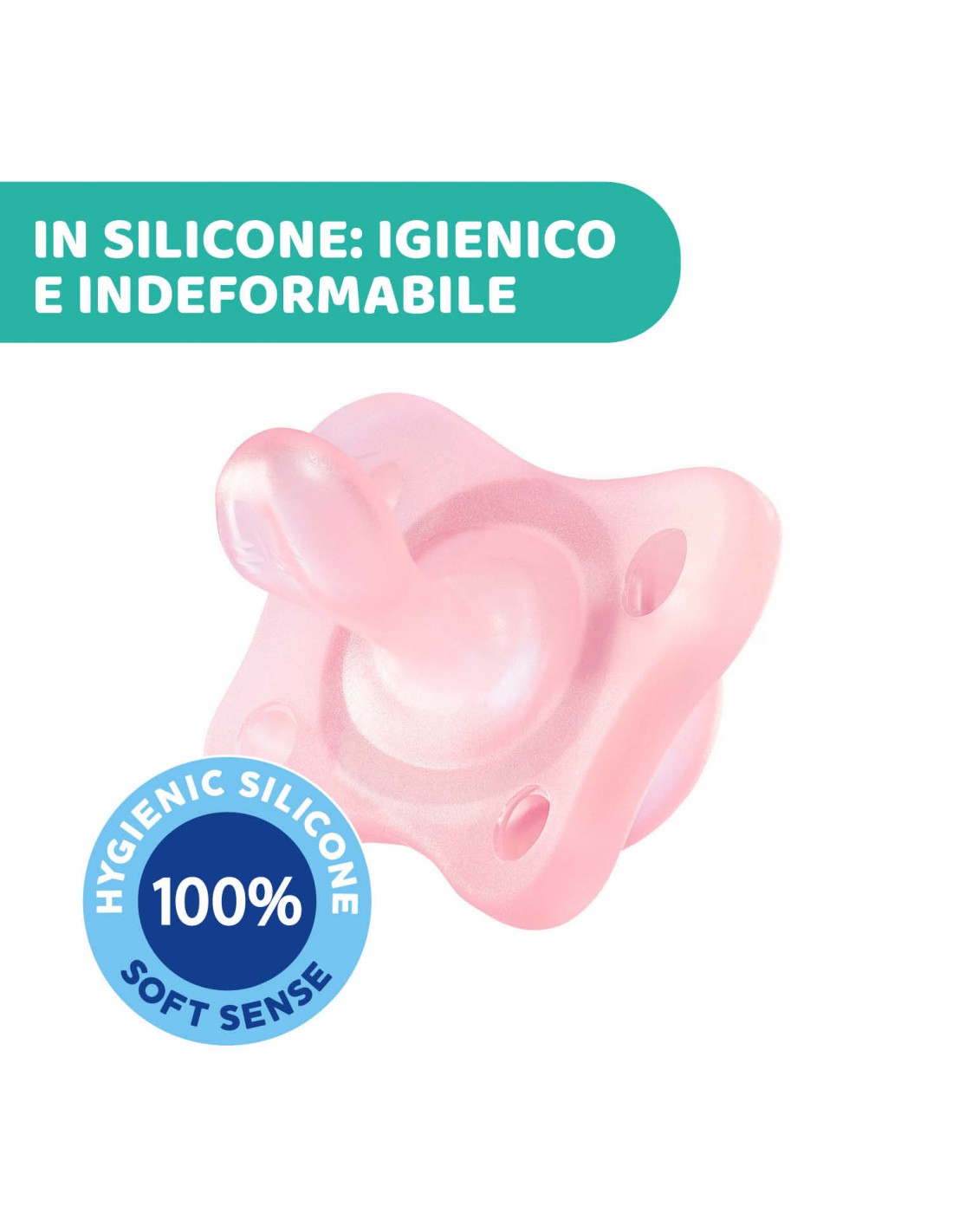 BIBERON - CIUCCETTI - TETTARELLE: vendita online SUCCHIETTO 2/6 MESI GOMMOTTINO GIRL 2 PEZZI CHICCO in offerta
