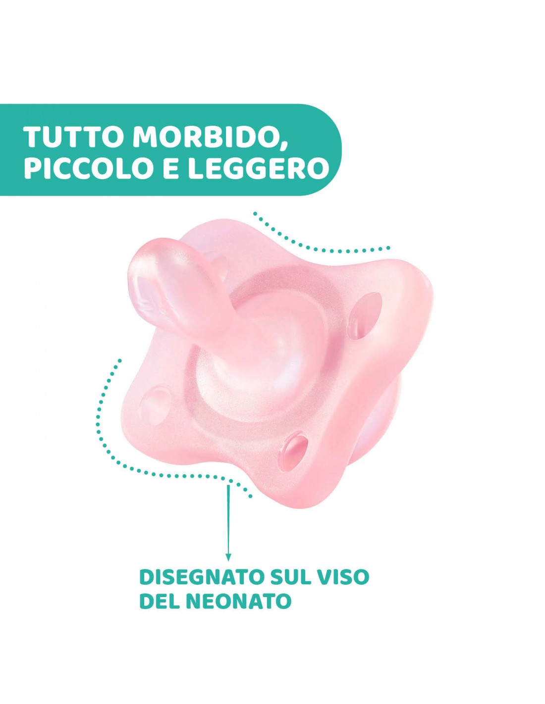 BIBERON - CIUCCETTI - TETTARELLE: vendita online SUCCHIETTO 2/6 MESI GOMMOTTINO GIRL 2 PEZZI CHICCO in offerta