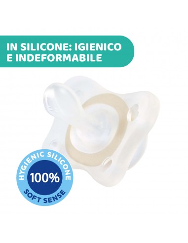 BIBERON - CIUCCETTI - TETTARELLE: vendita online SUCCHIETTO 2/6 MESI GOMMOTTINO LUMI 2 PEZZI CHICCO in offerta