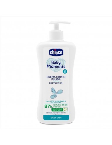 GEL - LACCHE - CREME - SPUME: vendita online CREMA CORPO FLUIDA BABY MOMENTS CHICCO in offerta