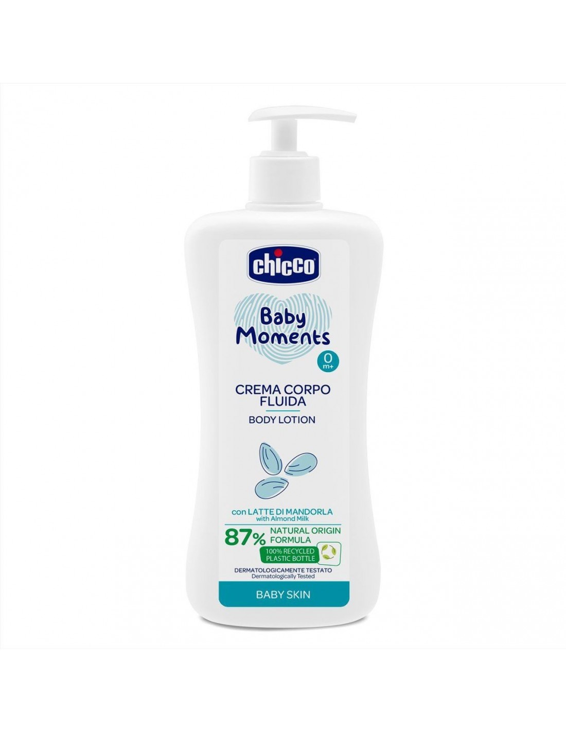 GEL - LACCHE - CREME - SPUME: vendita online CREMA CORPO FLUIDA BABY MOMENTS CHICCO in offerta