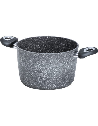 PENTOLE EFFETTO PIETRA: vendita online MADAME PETRA 3.0 CASSERUOLA 2M 24CM in offerta