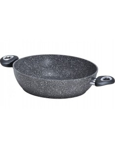 PENTOLE EFFETTO PIETRA: vendita online MADAME PETRA 3.0 TEGAME 28CM 2MANICI in offerta