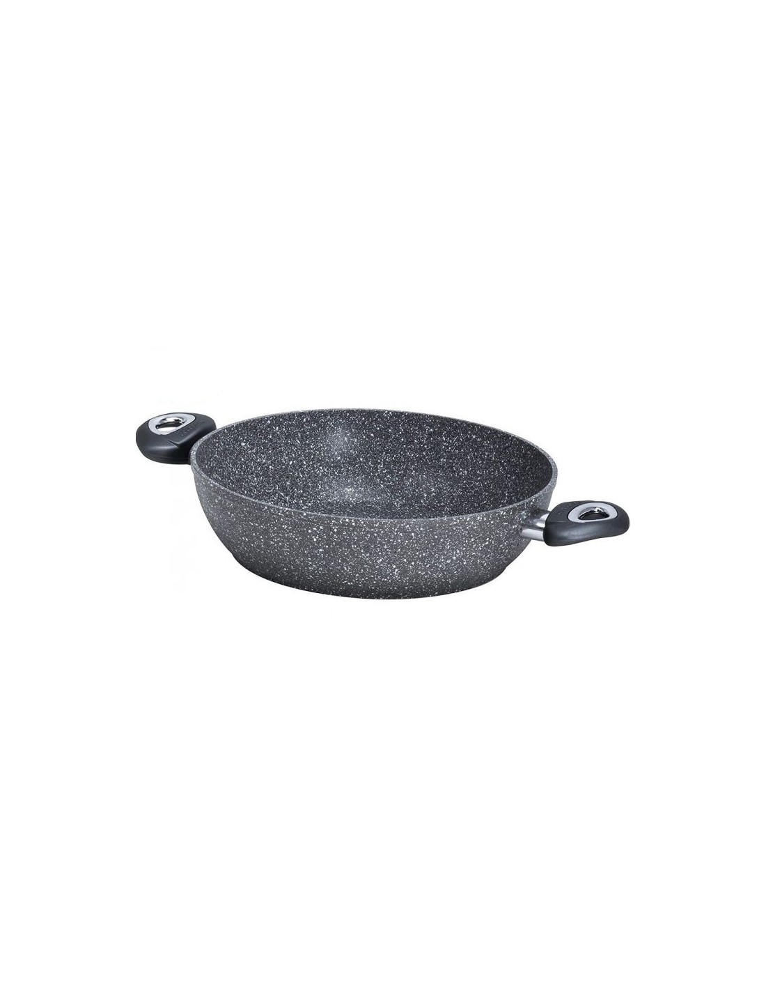 PENTOLE EFFETTO PIETRA: vendita online MADAME PETRA 3.0 TEGAME 28CM 2MANICI in offerta