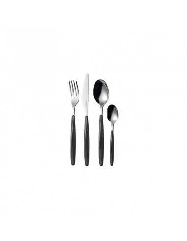 TAVOLA E CUCINA: vendita online 11070010 SET 24 POSATE MY FUSION NERO. in offerta