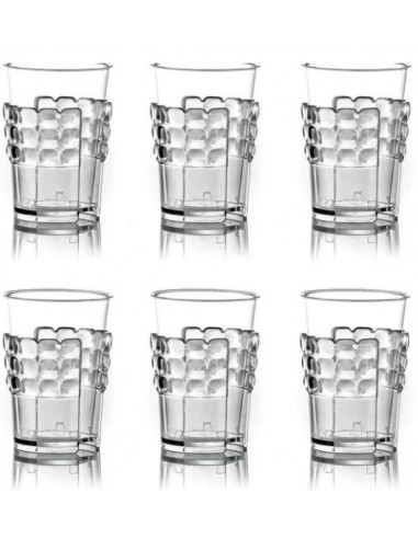 TAVOLA E CUCINA: vendita online SET 6 REGGIBICCHIERI TRASP.TIFFANY in offerta
