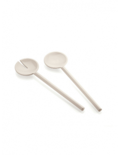 TAVOLA E CUCINA: vendita online COPPIA POSATE INSALATA TIFFANY WHITE in offerta