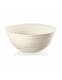 TAVOLA E CUCINA: vendita online Guzzini Tierra contenitore XL con coperchio in plastica riciclata bianco latte Ø30 cm 5000 cc...