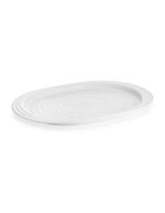 TAVOLA E CUCINA: vendita online Guzzini, Tierra, Vassoio L, Plastica Riciclata, Bianco Latte, 47,5x32,5xh3 cm in offerta