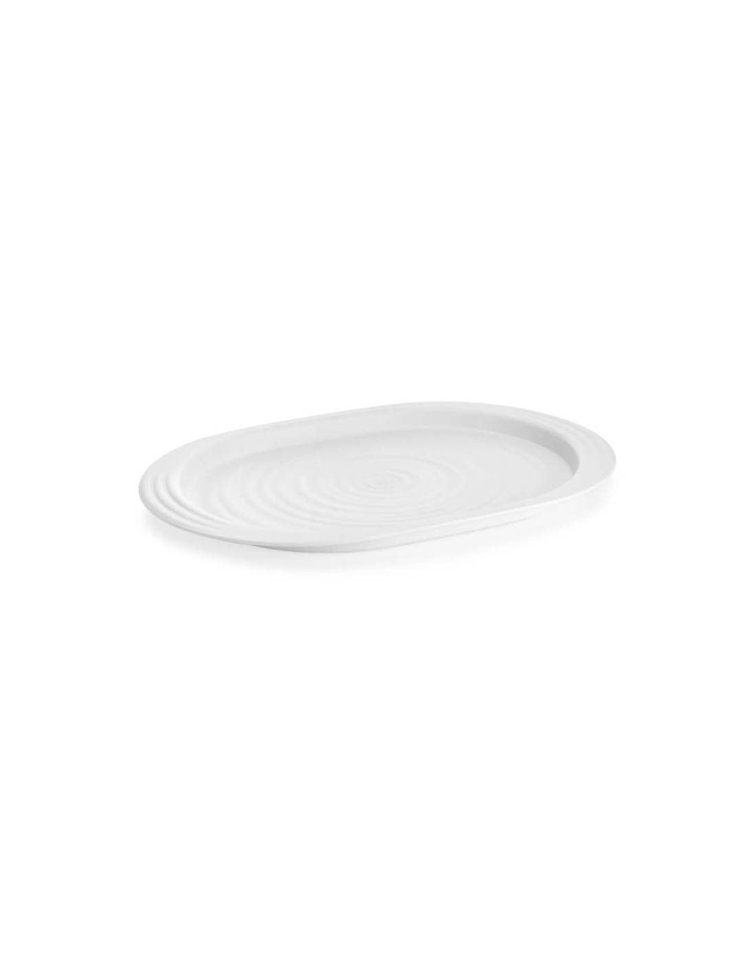 TAVOLA E CUCINA: vendita online Guzzini, Tierra, Vassoio L, Plastica Riciclata, Bianco Latte, 47,5x32,5xh3 cm in offerta