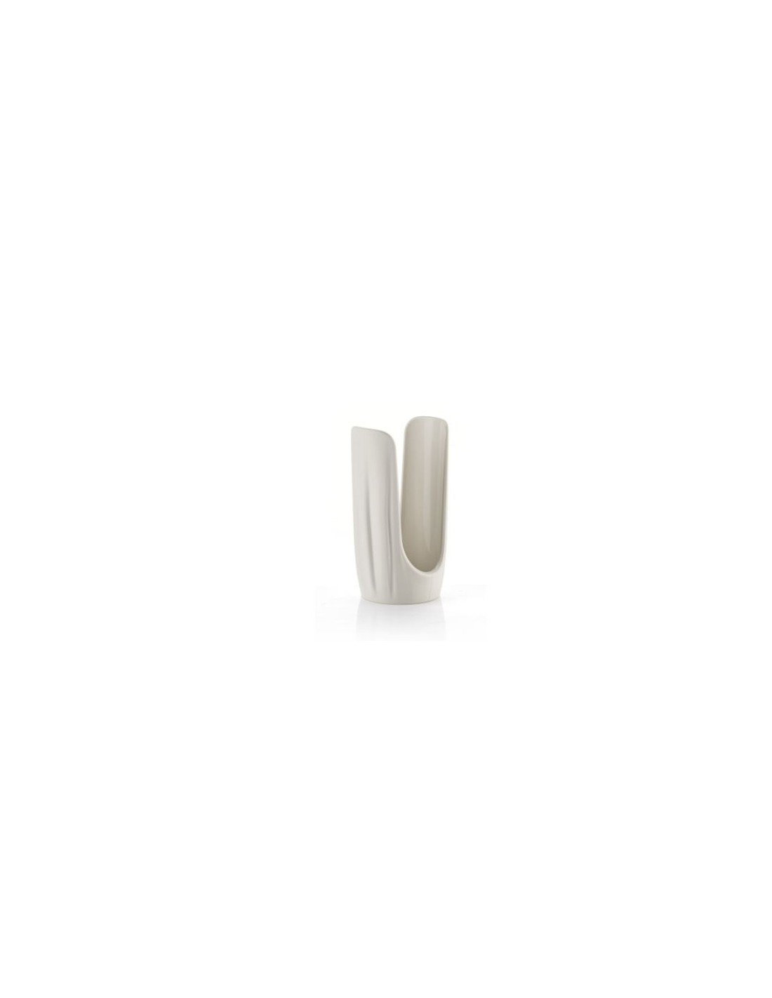TAVOLA E CUCINA: vendita online Guzzini, Tierra, Portabicchieri, Plastica Riciclata, Bianco Latte, ø9,5xh18,5 cm in offerta