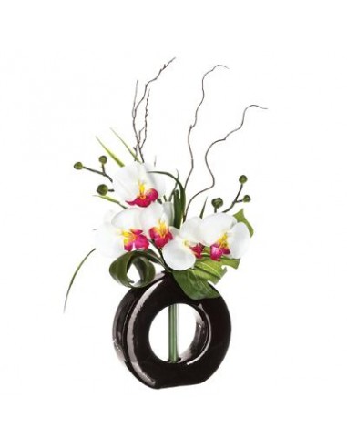 PIANTE E FIORI CON VASO: vendita online VASO 150752180 COMPOSIZIONE ORCHIDEE 44CM in offerta