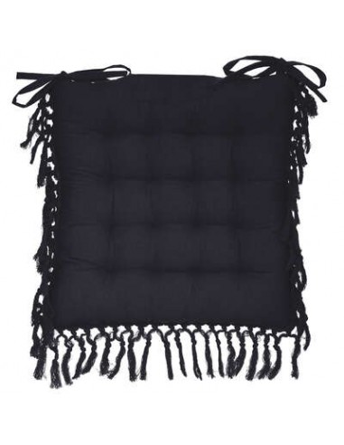 CUSCINI D'ARREDO: vendita online CUSCINO MACRA NERO 40X40CM POLIESTERE in offerta