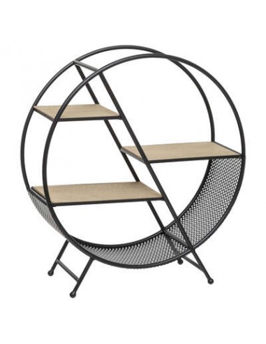 MOBILETTI E CONSOLE: vendita online SCAFFALE 166780 TIMEO 3 RIPIANI 50X18X56CM METALLO/MDF in offerta