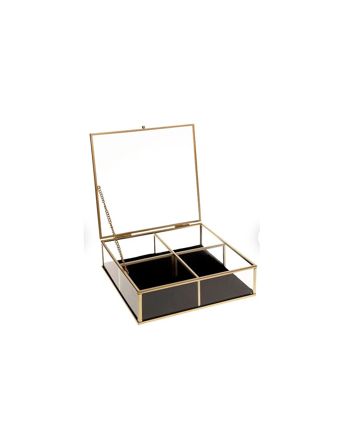 OGGETTISTICA: vendita online PORTAGIOIE 157218 FERRO/VELLUTO 20X20CM in offerta