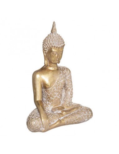 OGGETTISTICA: vendita online DECORAZIONE BUDDHA 182319 SEDUTO 21X12X31CM DORATO in offerta