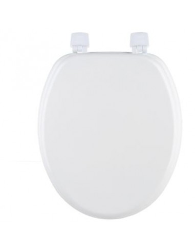 SEDILI E COPRIWATER: vendita online SEDILE WC LEGNO BIANCO 37 x 43 CM 116802 in offerta