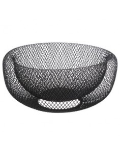 PORTAPANE E PORTAFRUTTA: vendita online CESTINO 125128A PORTAFRUTTA NERO 27CM in offerta