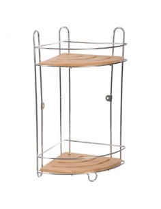 ACCESSORI VASCA E DOCCIA: vendita online ANGOLIERA 2 PIANI IN BAMBOO in offerta 2