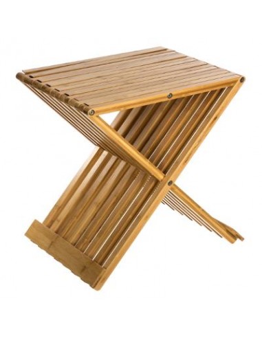 SGABELLO PIEGHEVOLE IN BAMBOO su Shop in Casa