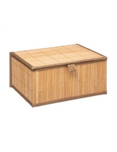PORTABIANCHERIA VIMINI: vendita online PANIERE IN BAMBOO 29 x 23 x 14 cm in offerta