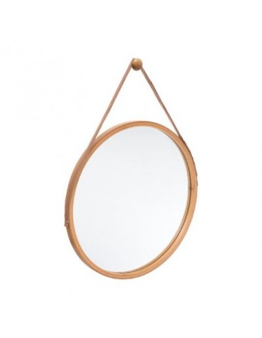 SPECCHI E MOBILETTI: vendita online SPECCHIO TONDO 38CM BAMBOO 160830B in offerta