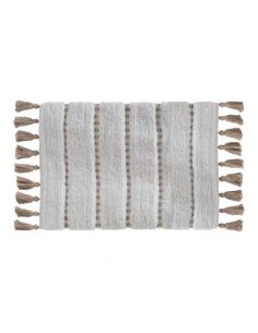 TAPPETI BAGNO: vendita online TAPPETO BAGNO 174631A 50X75 CON FRANGE TORTORA in offerta
