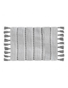 TAPPETI BAGNO: vendita online TAPPETO BAGNO 174631B 50X75 GRIGIO C/FRANGE in offerta