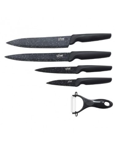 COLTELLI TAVOLA: vendita online SET 5 COLTELLI ACCIAIO 151268 in offerta