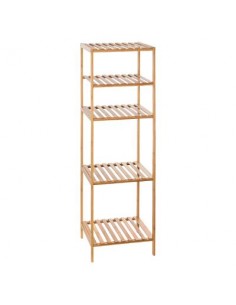 MENSOLE E SCAFFALI: vendita online SCAFFALE 4 RIPIANI IN BAMBOO 35 X 32 X 111 CM in offerta