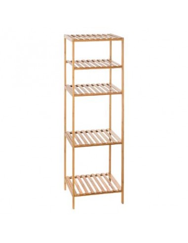 MENSOLE E SCAFFALI: vendita online SCAFFALE 4 RIPIANI IN BAMBOO 35 X 32 X 111 CM in offerta