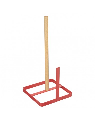 ACCESSORI VARI: vendita online PORTAROTOLO ROSSO 30CM METALLO/LEGNO in offerta